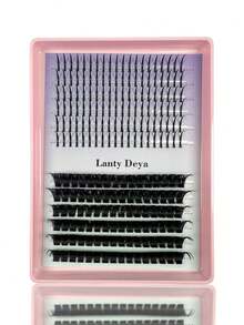 216pcs False Eyelashes Set, Including Spiky Fairy Lashes, Anime Lashes And 100D Fluffy Soft Lashes, 2-In-1 Mixed False Lashes, Create Dramatic Makeup, Enhance Your Beauty, DIY Custom Lashes, Cluster Lashes, Festival Accessories - D - View 8