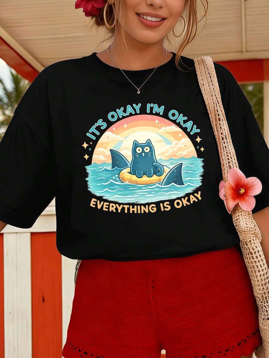 Women T-Shirts - Black - View 1