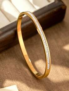 Bộ 5 chiếc vòng tay hình ngôi sao lấp lánh sang trọng, cao cấp dành cho nữ, làm từ thép titan. - Vàng - Xem 7