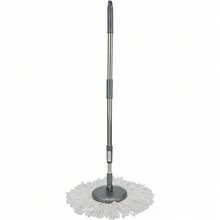 Elegant Self-Emptying Mop Set With Portable Bucket And Adjustable Handle - A - 查看 1