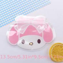 (正版授权)10个装 Melody PP 密封收纳袋,适用于 Sanrio、Helti、Yuguigou 等品牌,可用于桌面收纳、化妆品收纳等。 - 查看 11