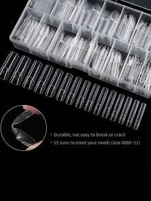 150个双头亚克力美甲延长模具，双头美甲延长工具，三明治式美甲延长工具 - 彩色 - 查看 4