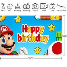 Bright And Cheerful "Happy Birthday" Themed Decoration Background, Very Suitable For Decorating Themed Birthday Parties. - Multicolor - View 7