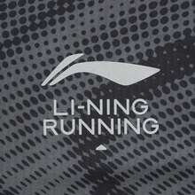 LI-NING RUNNING Series Men's LN-DRY Quick-Dry Running T-Shirt, Tie-Dye Gradient Breathable Athletic Tee ATSW139 - Black Background Print - View 10