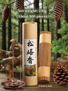 160克天然松果香薰棒，持久散发清新松香。采用天然成分制成，具有提神醒脑、净化空气的功效。适合招待客人及斋戒期间使用。 - 松塔線香 - 查看 10