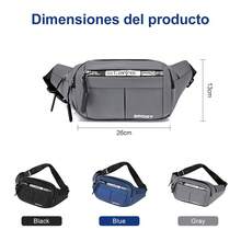 Men Waist Bags - Black - View 4