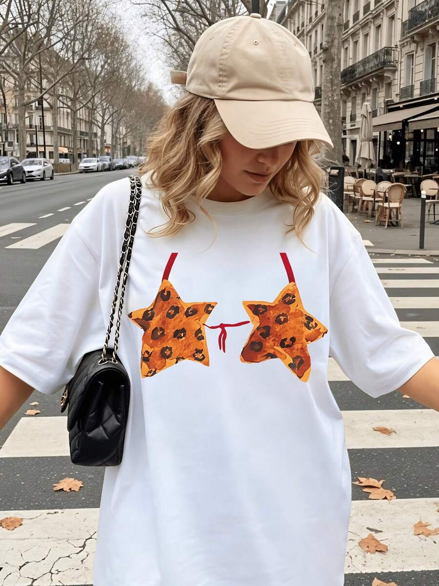 Women T-Shirts - [White] - View 1