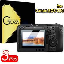 3pcs EOS C50 Camera Screen Protector, High Definition Clear, 9H Hardness Tempered Glass, Sensitive Touch, Easy Installation Bubble-Free, Ultra-Thin Tempered Glass, Anti-Fingerprint Anti-Oil, Suitable For Camera Screen Protection. - View 10