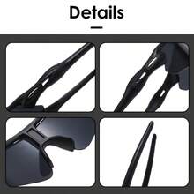 1 Pair Of High-Quality, Stylish, Streamlined Full-Frame Sports Glasses, Available In Multiple Colors, Best Choice Sports. - Lila-röd - Visa 8