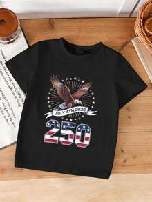 T-shirts för pojkar under 18 år - Svart - Visa 3