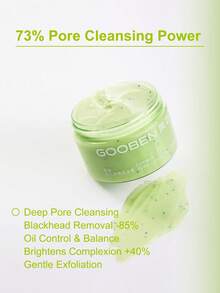 GOOBEN 毛孔清洁霜 - 10秒卸妆，去除85%黑头，温和去角质，提亮肤色40%，不干燥 - 深層清潔 - 查看 5