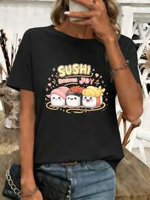 Women T-Shirts - Black - View 1