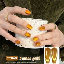 TARTU Semi-Permanenter Nagellack, HEMA-frei, TPO-frei, 8 ml Gel-Nagellack mit Katzenaugen-Effekt, Jelly und Glitzer, professionelle DIY-Maniküre, Geschenk für Frauen - Verschiedenfarbig - Übersicht 7