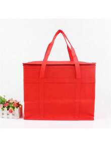 Extra Large Insulated Bag: Keeps Food/Drinks Hot/Cold For Hours - Reusable Grocery Tote, Soft Cooler Bag, Zippered Closure - Multicolor - View 6