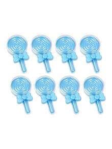6pcs Children's Birthday Party Candy Boxes, Gender Reveal Party Supplies, Lollipop Shaped, Suitable For Kids Birthday Party Favors, Classroom Rewards, Creative Gifts, For Girls And Boys, Baby Shower Party Favor Fillers, Valentine's Day Gift Ideas, Easter Basket Stuffers, Interesting Piggy Banks For Toddlers - Multicolor - View 9