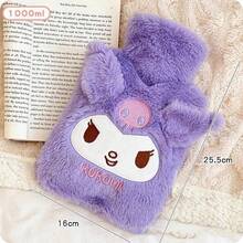 SANRIO Explosion-Proof Plush Hot Water Bottle - Authorized Cartoon Characters (Hello Kitty, My Melody, Kuromi, Cinnamoroll), Large Capacity Suitable For Abdominal/Foot Warming, Dorm Essential - Multicolor - View 17