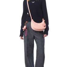 MCM Pink Lauretos Printed Women's Single Shoulder Handbag MWHFSAC02P6001 - 粉紅色MWHFSAC02P6001 - 查看 3