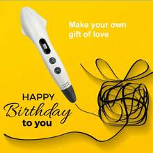 3D Printing Pen Kit For Kids & Adults, DIY Doodle Drawing Pen With 12 Colors PLA Filament Refills, Stencil Book, Project Guide & USB Cable, Creative Birthday Gift, STEM Education Craft Set - View 10
