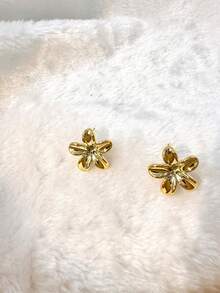 Set de 18 piezas de aretes elegantes y de moda, adecuados para salidas diarias, reuniones, regalos, viajes y atuendos de vacaciones - Dorado - Ver 7