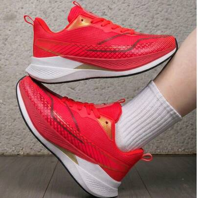 Jifffly Unisex Sports Shoes, Shock-Absorbing, Breathable, Non-Slip, Durable Running Shoes, Suitable For All Seasons