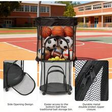 51.36gal Rolling Ball Storage Cart Double Steel Large Capacity For Kids Toy Storage - Default - View 8