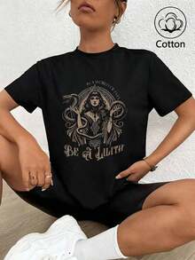 Women T-Shirts - Black - View 9