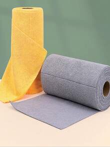 1 Roll 2.4M Reusable Cleaning Wet Wipes, Household Kitchen Towel Roll, Dishcloth, Multi-Purpose Substitute, Suitable For Living Room, Bedroom And Kitchen Cleaning - Reusable - View 7