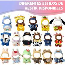Ropa para ,Accesorios para Tasty Macaron Peluches de Ajuste Perfecto,Conjunto de Moda para Llaveros Peluches s,Aplicable Llavero Peluche  para Todos.(K) - K - Ver 5
