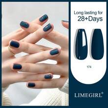 LIMEGIRL 6PCS Blue Gray Gel Nail Polish Set, All Season Classic Soak Off UV LED Gel Polish Kit For Home & Salon - Multicolor - View 5