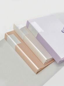 A4 Large Capacity Transparent Quick Clip File Folder, Multifunctional File Organizer And Clear Document Bag - Essential For Office And School File, Paper And Document Storage - One Size Fits All - View 5