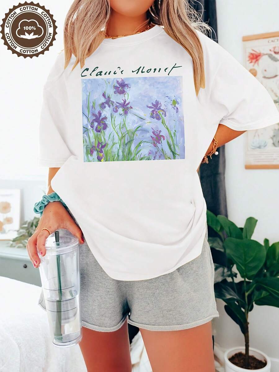 Women T-Shirts - [White] - View 1