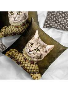 1 pieza Cojín personalizado con la cara y el nombre de la mascota Funda de almohada + Inserto de terciopelo Cojín cuadrado personalizado de doble cara Regalo divertido para la mascota Amigo de la mascota Dueño de perro o gato Regalo de Navidad Multifuncional, Ornamental, Exquisito animal, Suave, Adorable, Moderno, Interesante, Divertido Único, Personalizado, Regalos personalizados para mujeres/hombres, Juguetes para bebés, Juguetes para niños pequeños, Juguetes preescolares, Lavable a máquina, Impresión digital, Mini Stuff, Regalos para novia - Sube fotos para personalizar almohadas. - Ver 6
