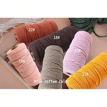 100m Natural Jute Rope, Suitable For Tapestry Hanging, Plant Baskets, Weaving, Gift Wrapping And Wedding Decor - Multicolor - View 11