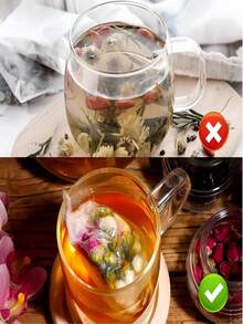 100个无纺布茶包，不含茶叶，带束口密封圈的抽绳茶过滤袋，香料茶包，一次性绳封茶包，多用途厨房过滤袋，适用于茶叶、香料和精细织物，无纺布过滤袋，可用于茶叶、咖啡、香草和香料。 - 白色 - 查看 8