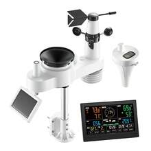 7-In-1 Wi-Fi Weather Station With APP, 7.5 In Display, Wireless Solar Powered Outdoor Sensor, With Pool Thermometer, Rain Gauge, Indoor Outdoor For Weather Forecast, Wind Speed, Pool Temperature - 查看 9