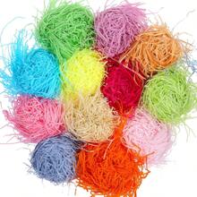 10g/20g/30g/50g/100g Multi-Color Raffia Shredded Paper Filler, Suitable For DIY Valentine's Day Candy Boxes, Birthday And Wedding Gift Boxes, Creative Packaging Decorations, School Supplies, Food Bags, Food Boxes For Candy, Chocolate, Cookies, Etc. - Multicolor - View 9
