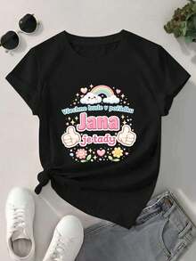 Women T-Shirts - Black - View 2