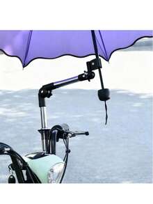 A Multipurpose Umbrella Holder, Designed For Wheelchair, Bicycle And Outdoor Fishing, Provides Sun Protection. It Features 360-Degree Adjustable And Foldable Design For Easy Storage And Compact Portability. - Multicolor - View 10