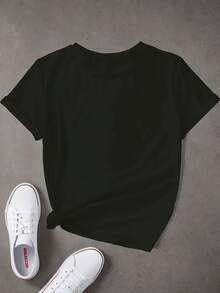 Women T-Shirts - Black - View 2