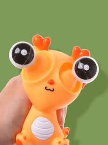 挤压式弹出龙，挤压式大眼龙雕塑，挤压式弹出龙钥匙扣，派对礼品 - 彩色 - 查看 2