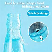 1pc Dog Toy - Soda Bottle Shaped Interactive Squeaky Toy, Includes Tennis Ball Design, Can Hold Dog Treats, Durable & Chew-Resistant, Helps Clean Teeth, Relieve Boredom & Slow Feeding, Suitable For Small & Medium Dogs - Multicolor - View 5