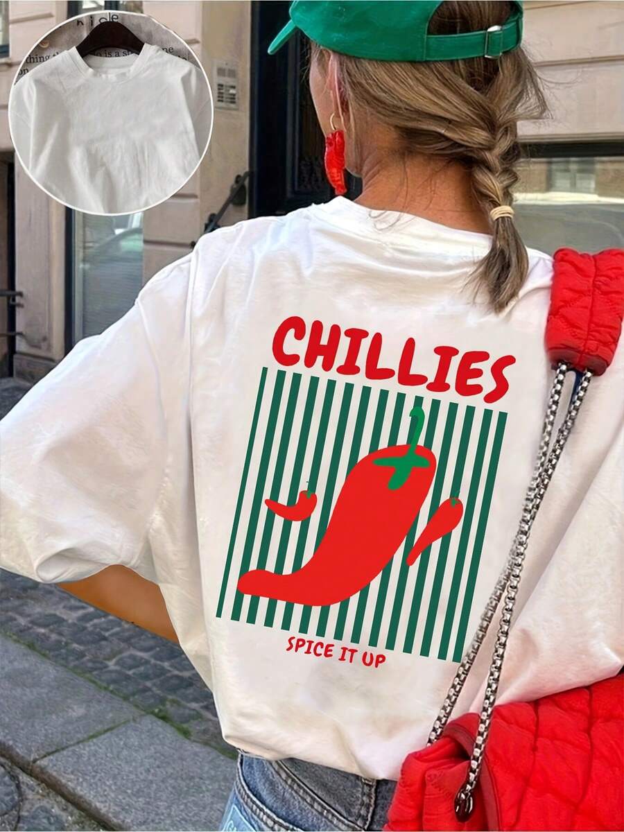 Women T-Shirts - [White] - View 1
