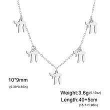 Chai Symbol Necklace For Women Stainless Steel Life Symbol Double Layer Necklaces Party Jewelry Gift - Fashion Series - View 20