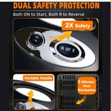 Meat Grinder Electric Vegetable Fruit Mixer Chopper Machine Sausage Maker For Hom Stainless Steel Meat Grinder Sausage Maker  Sausage Stuffer Tube And Kubbe Kit For Home Kitchen Use - Black - View 6