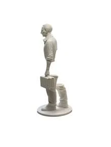 Tác phẩm điêu khắc "Người lữ khách chưa hoàn thiện" - Trang trí bàn làm việc trừu tượng hiện đại, tác phẩm nghệ thuật nhựa tối giản phong cách retro, phù hợp cho gia đình và văn phòng, món quà Giáng sinh/sinh nhật độc đáo cho người yêu nghệ thuật, tác phẩm điêu khắc hình tượng mang tính biểu tượng cho nội thất đương đại. Phụ kiện bàn làm việc văn phòng, đồ dùng văn phòng, phụ kiện văn phòng. - Nhiều màu - Xem 3