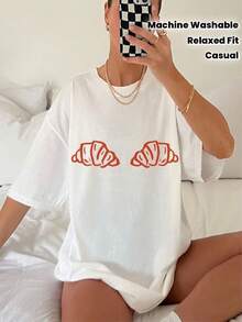 Women T-Shirts - [White] - View 8