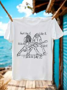 Women T-Shirts - [White] - View 7