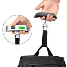 4pcs Luggage Scale, Digital Scale, Portable Scale, Hook Scale, Package Scale, 110.23LB Mini Hanging Scale, Portable Spring Lift Scale, Fishing Scale - Grey - View 8