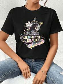 Women T-Shirts - Black - View 1