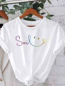 Women T-Shirts - [White] - View 5